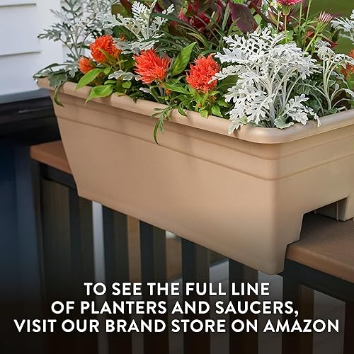 Miniatura 7 de Maceta de riel de cubierta verde