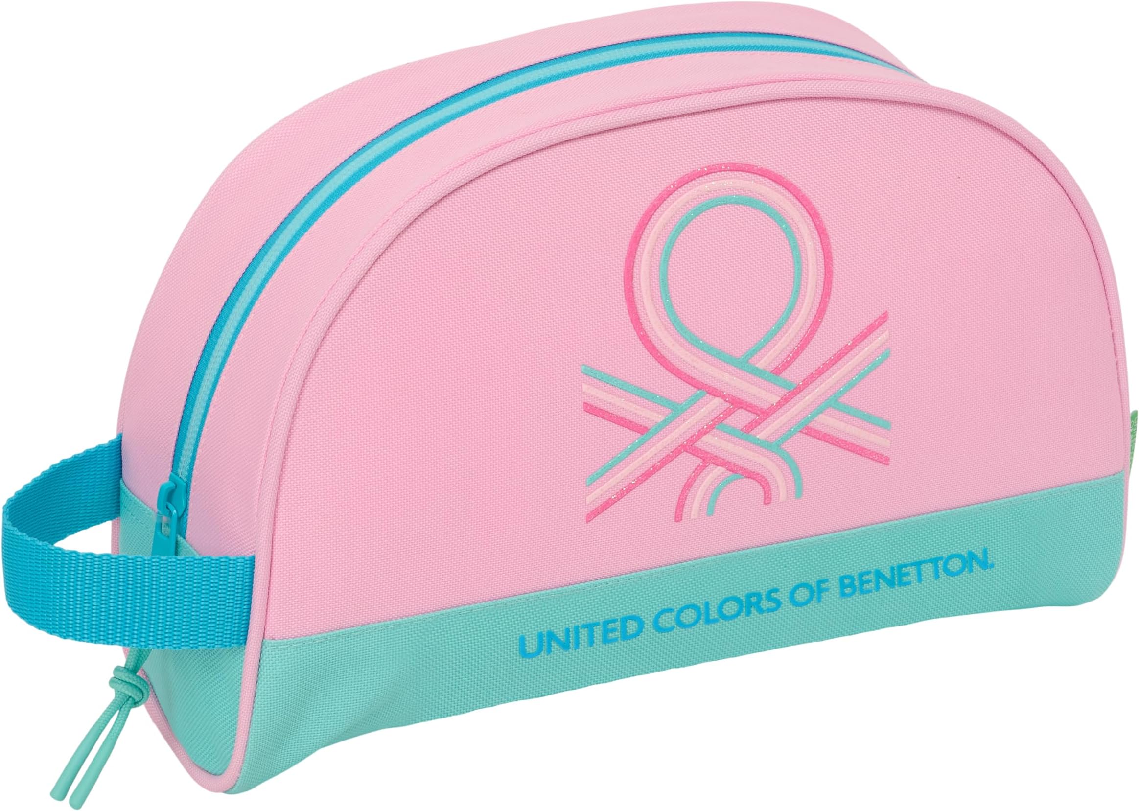 Benetton Dolce – Children's School Toiletry Bag Small with Handle, Children's Toiletry Bag, Adaptable to Trolley, Ideal for Children from 5 to 14 Years, Comfortable and Versatile, Quality and