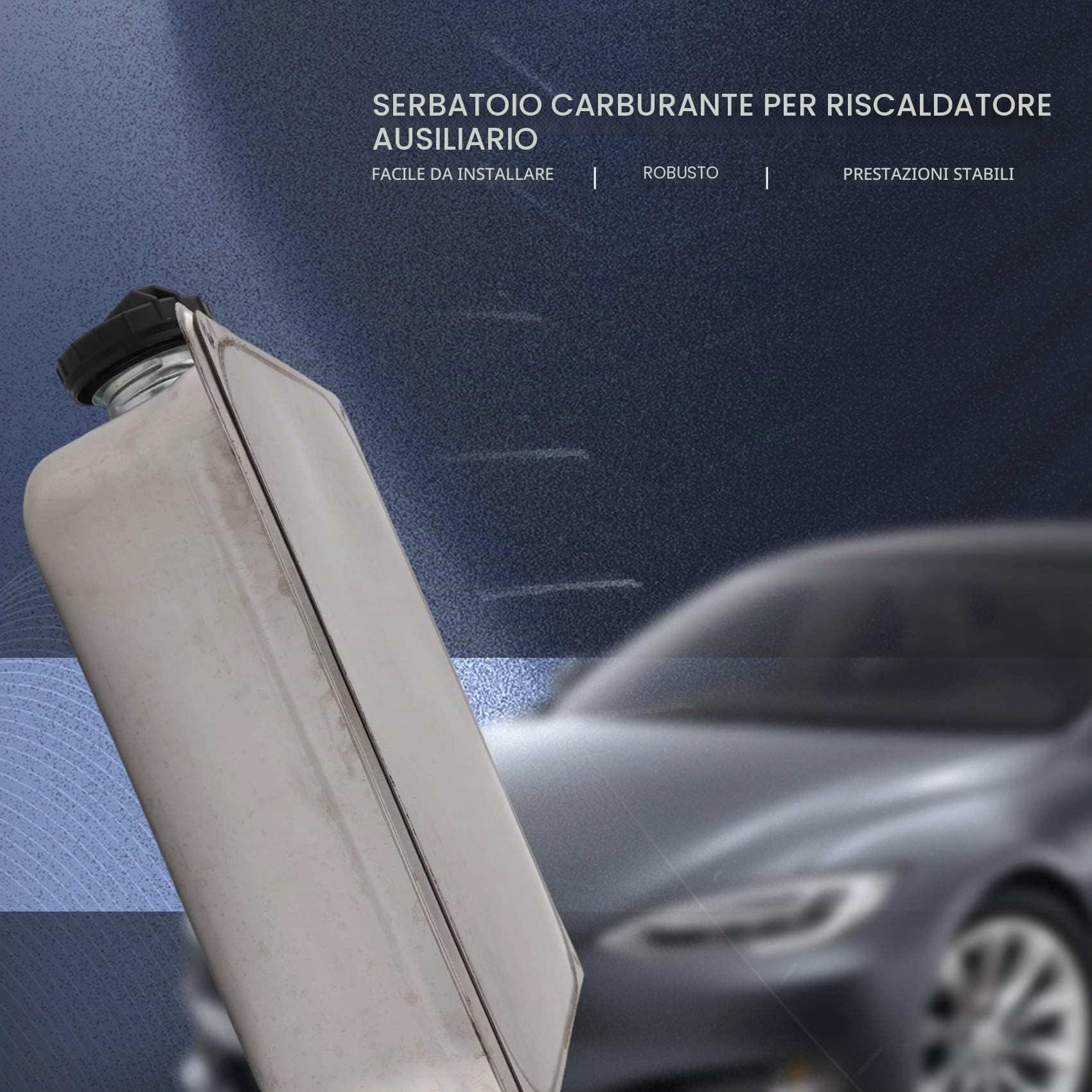 Serbatoio carburante in acciaio 7L adatto per riscaldamento universale