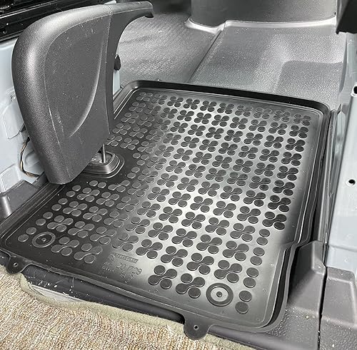 Miniatura 3 de REZAW-PLAST Tapete de suelo para Mercedes Sprinter 2007-2024, versión de carga, solo a medida, ajuste personalizado, 1500/2500/3500/4500, negro