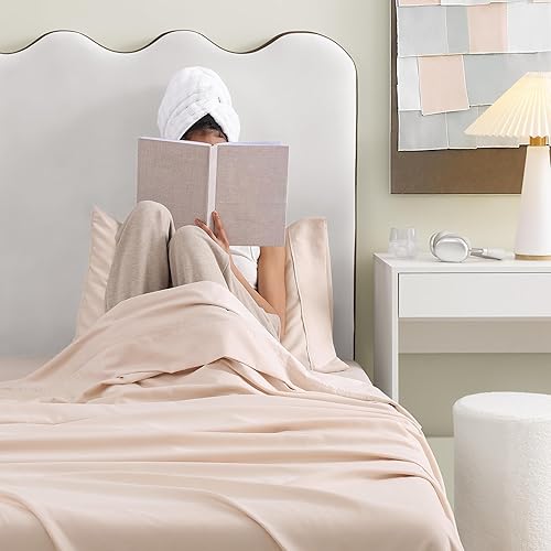 Miniatura 7 de UGG Alahna 20928 - Juego de sábanas y fundas de almohada de 3 piezas para cama individual XL, lavable a máquina, bolsillos profundos, resistente a