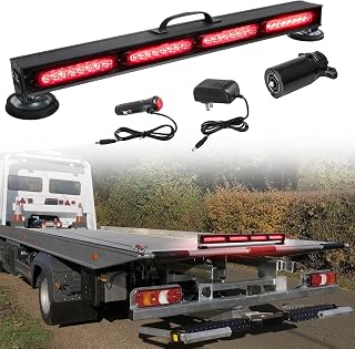 BELIFLY Wireless Tow Light Bar 23" LED Trailer Lights, 7-Pin Transmitter, Magnetic Base, Rechargeable Brake/Turn Signal Bar for Trucks
