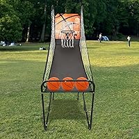 Vista 4 de LOYALHEARTDY Basketball Arcade Game Indoor, Arcade Games Machines for Home, Basketball Game Indoor with LED Electronic Scorer and Timer for 2 Players