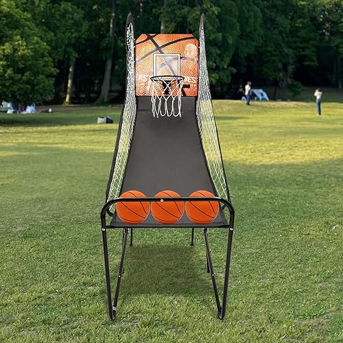 Miniatura 4 de LOYALHEARTDY Juego de arcada de baloncesto para interiores, máquinas de juegos de arcade para el hogar, juego de baloncesto interior con marcador