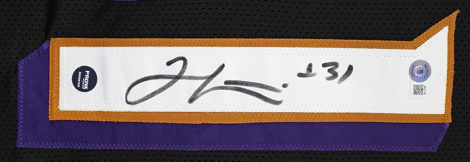 Jamal Lewis Authentic Signed Black Pro Style Jersey Autographed BAS Witnessed