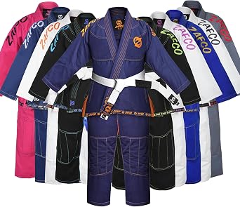 Brazilian Jiu Jitsu, Kids Jiu Jitsu Gi Children BJJ Gi Grappling Kimonos Lightweight White Belt