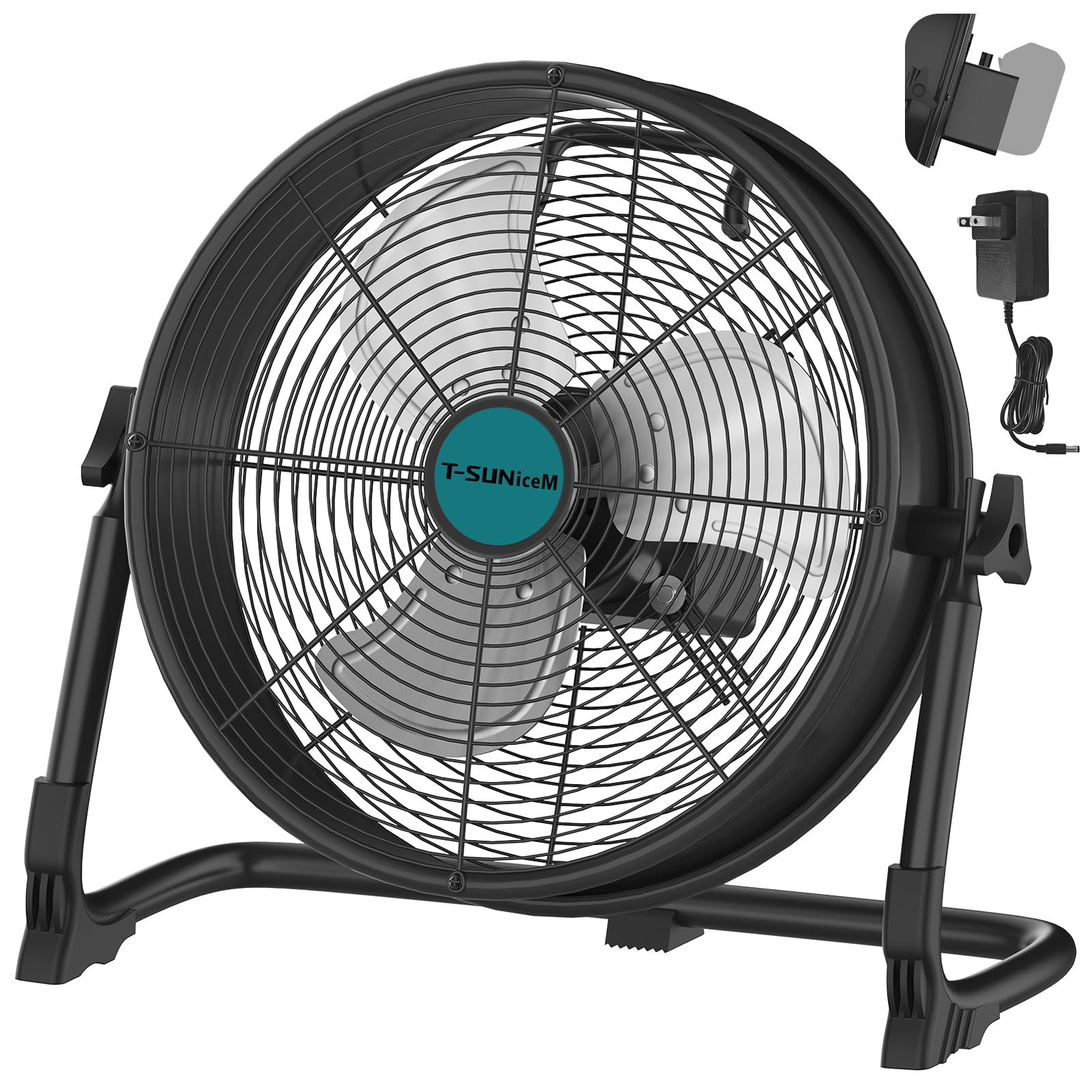 Amazon.co.jp: Makita18Vバッテリー用12インチ電池式フロアファン、AC
