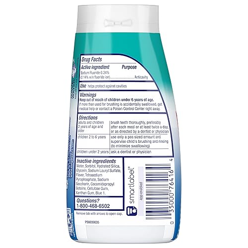 Miniatura 2 de Colgate 2en 1Pasta de dientes y enjuague bucal, blanqueamiento ráfaga helada, tubo de 4.6onzas