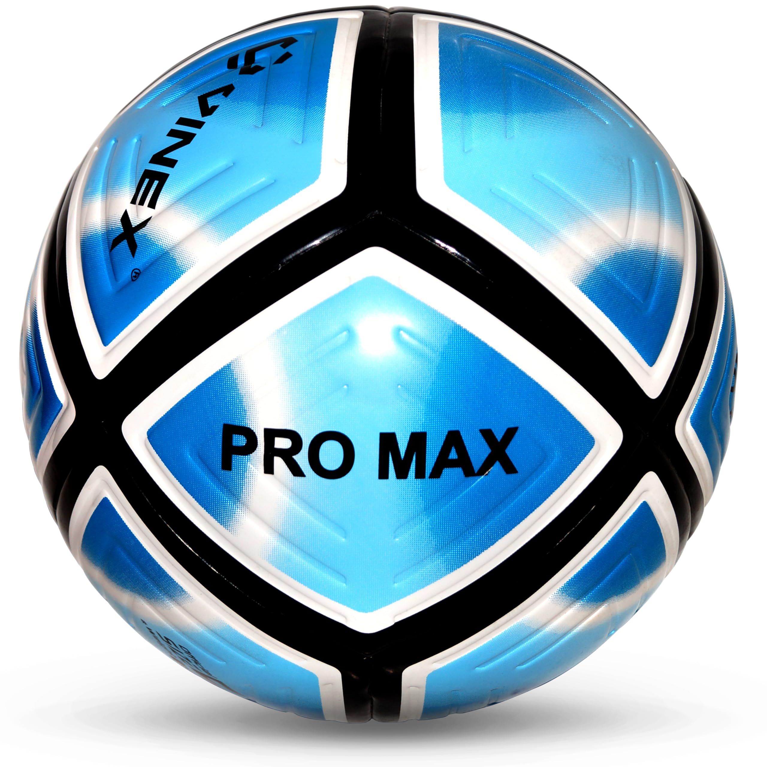 Vinex Football PRO-MAX – Premium Thermo-Bonded Match Ball | White Mirror PU | Durable TPE Material | Size 5 | 425g | Rubber Bladder with Polyester Winding | 1 Pc (Without Box)-image-41