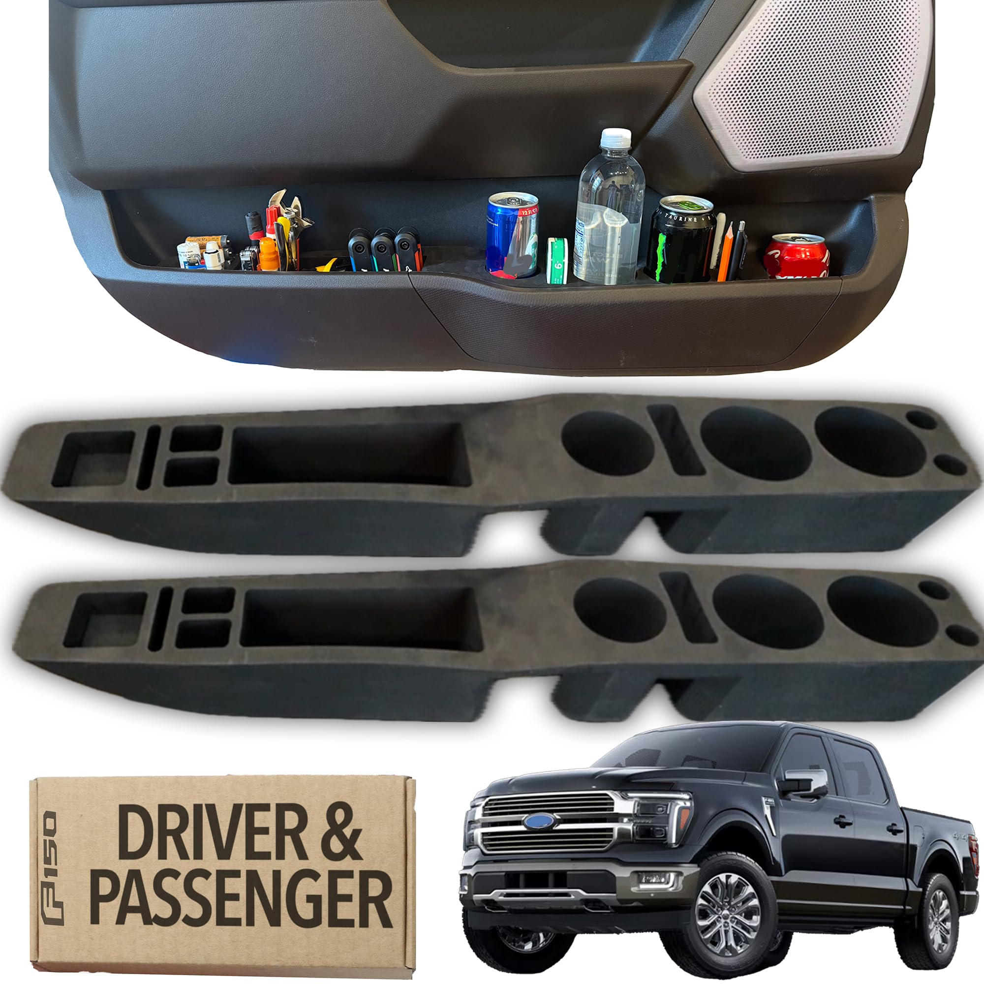 Amazon.com: Cup Holders Insert Door Organizer Compatible with Ford