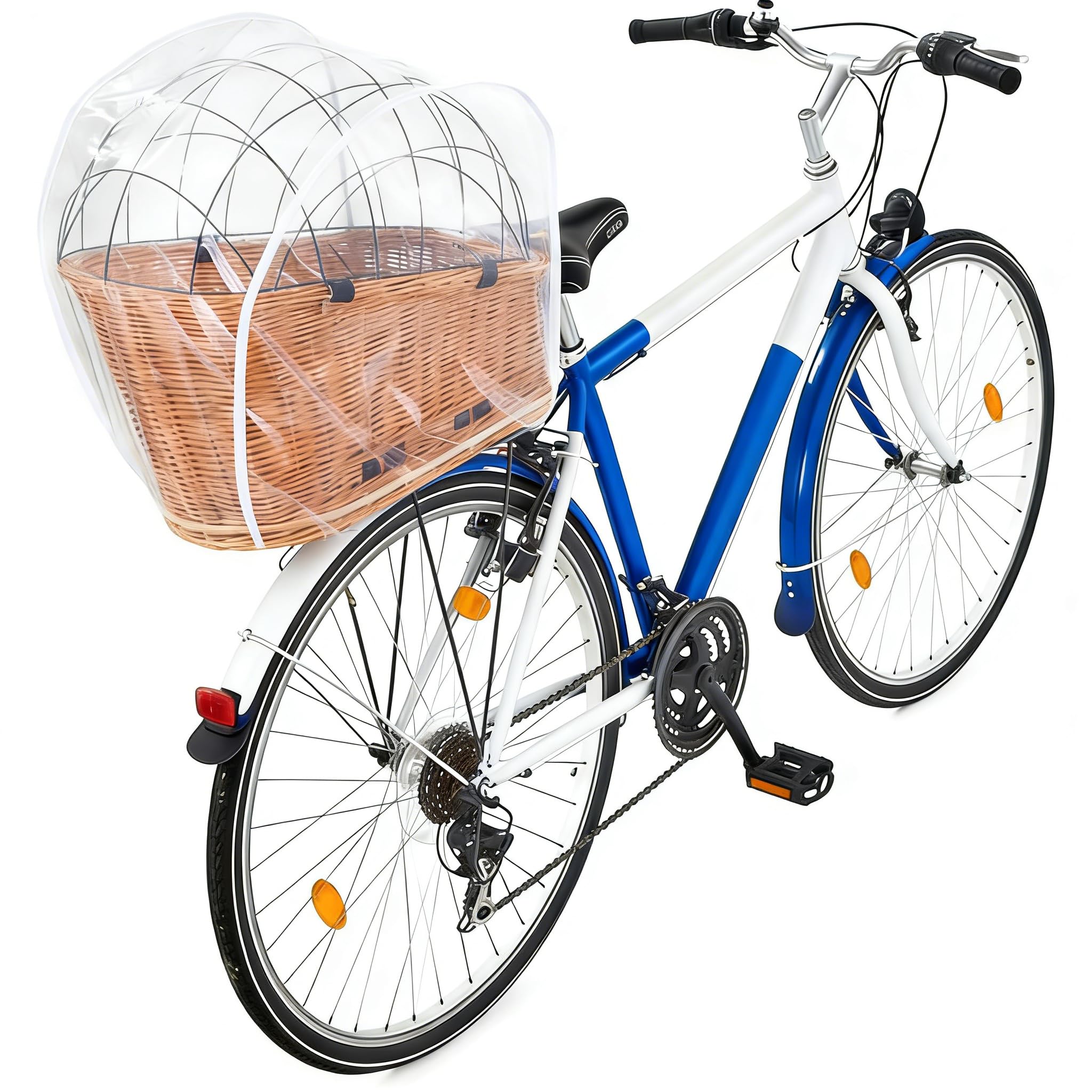 Rain Cover Bicycle Basket Dog PVC Cover for Dog Bicycle Basket