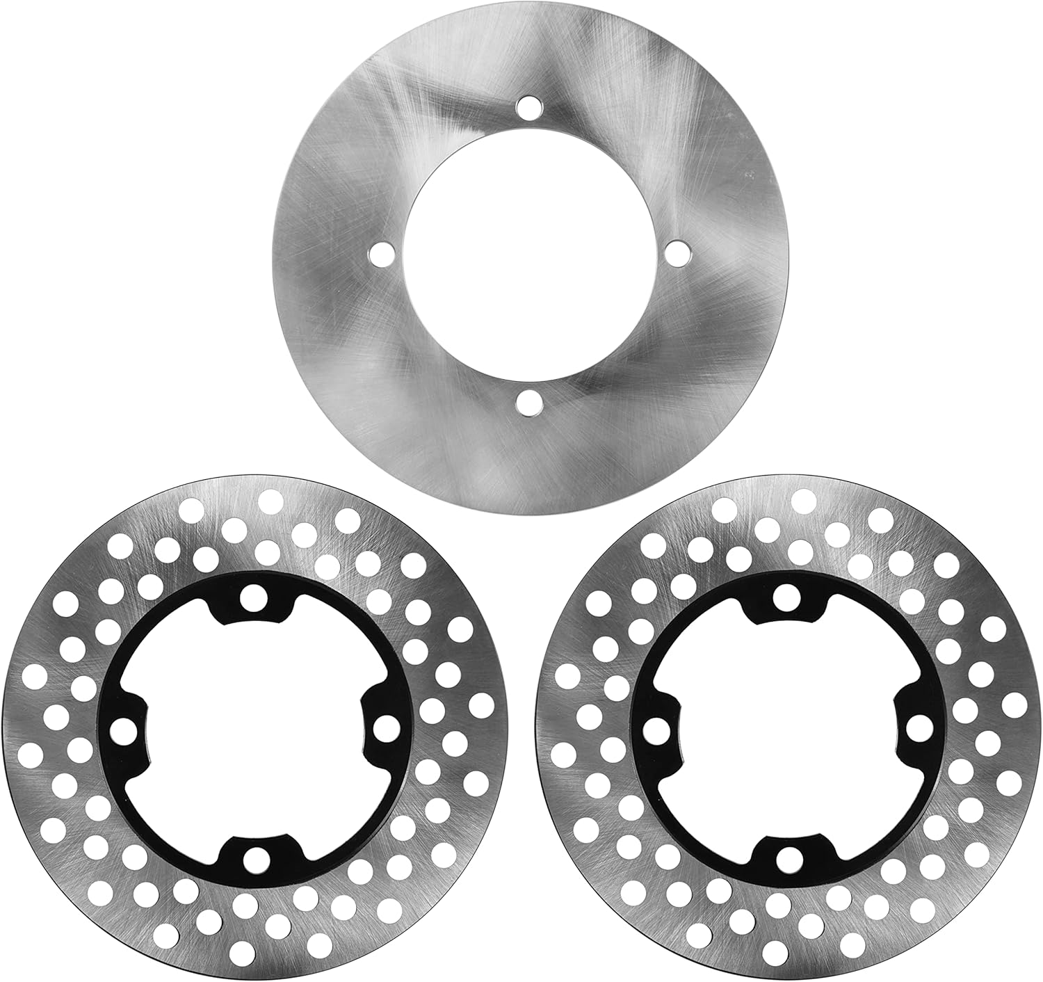 Caltric Front and Rear Brake Rotor Disc compatible with Yamaha Kodiak 450 YFM450F 2005-2006