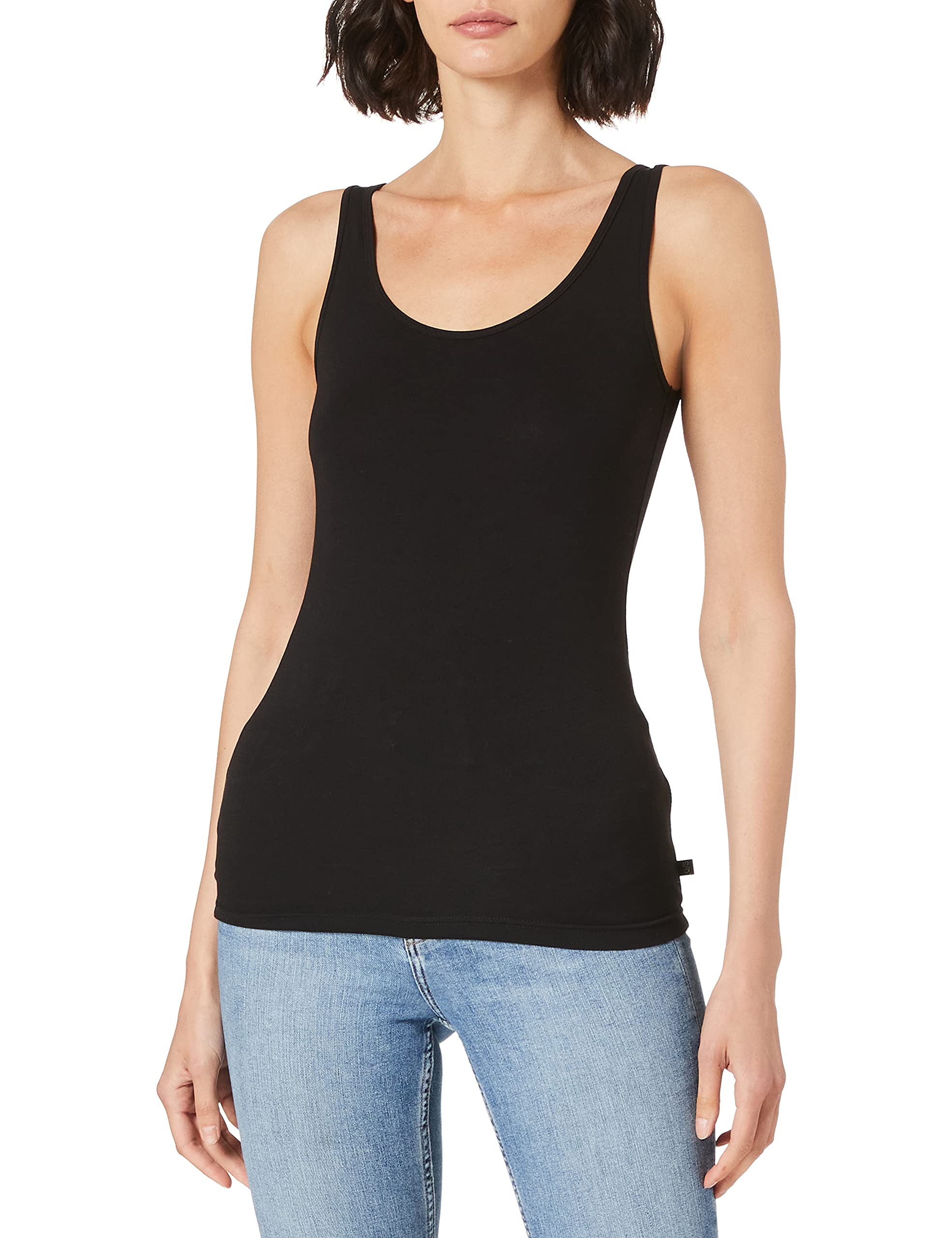 Q/S designed by - s.Oliver Women's 510.11.899.12.102.2058277 T-Shirt, Schwarz (9999), L