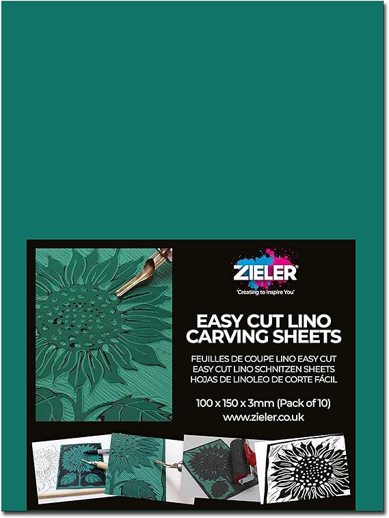 Lino Sheets Lino Printing Block Sheets by Zieler® DoubleSided
