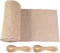 Rolo de lavável, 2 rolos de 10 m, enfeites de barbante, caminho de mesa decorativo de linho para artesanato faça você mesmo, jogos americanos de