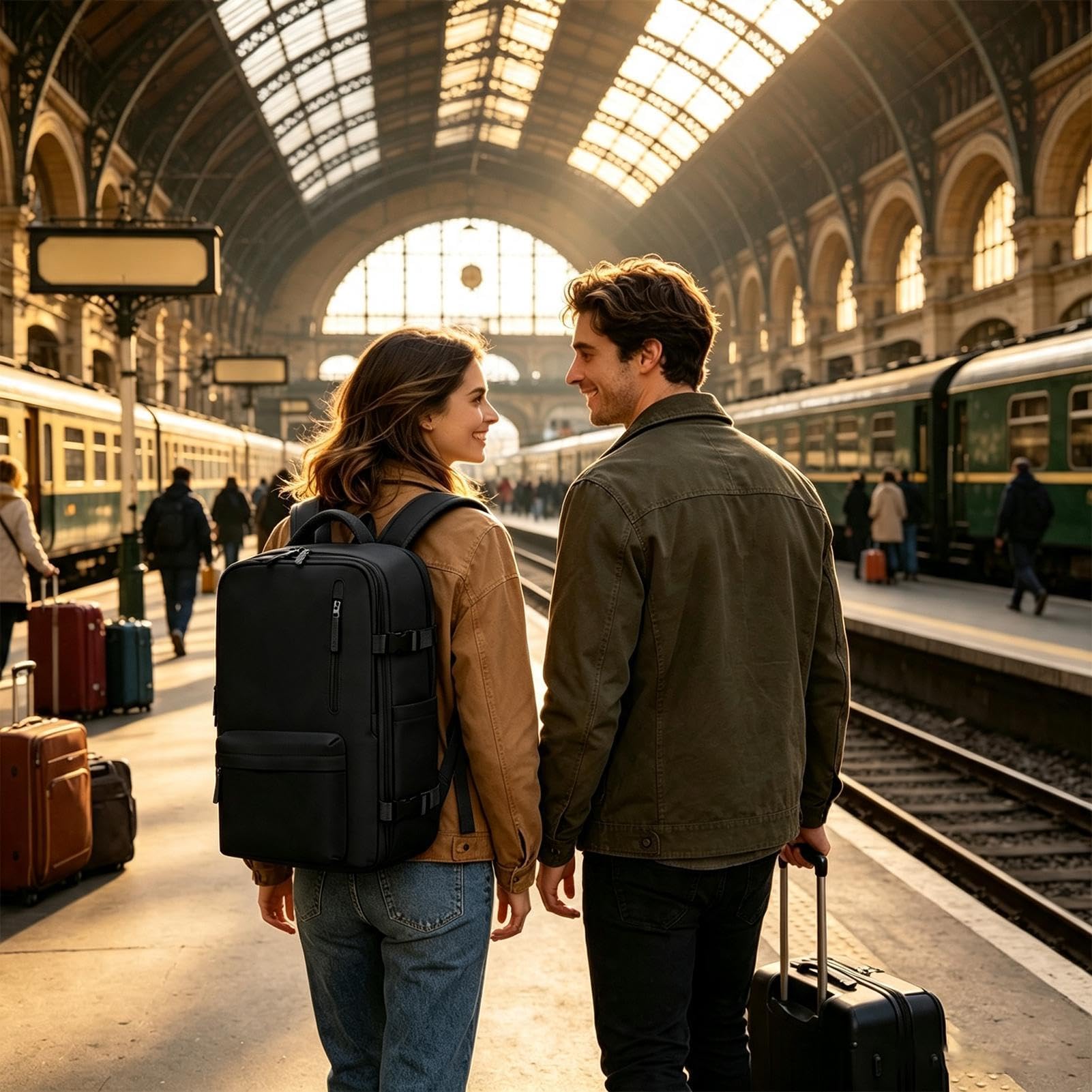 Zaino Da Viaggio Con Scomparto Scarpe Zaino Da Viaggio Per Computer | Zaino Da Cabina Per Aereo Per Viaggio, Lavoro, Scuola, Pendolarismo, Escursionismo, Spiagg