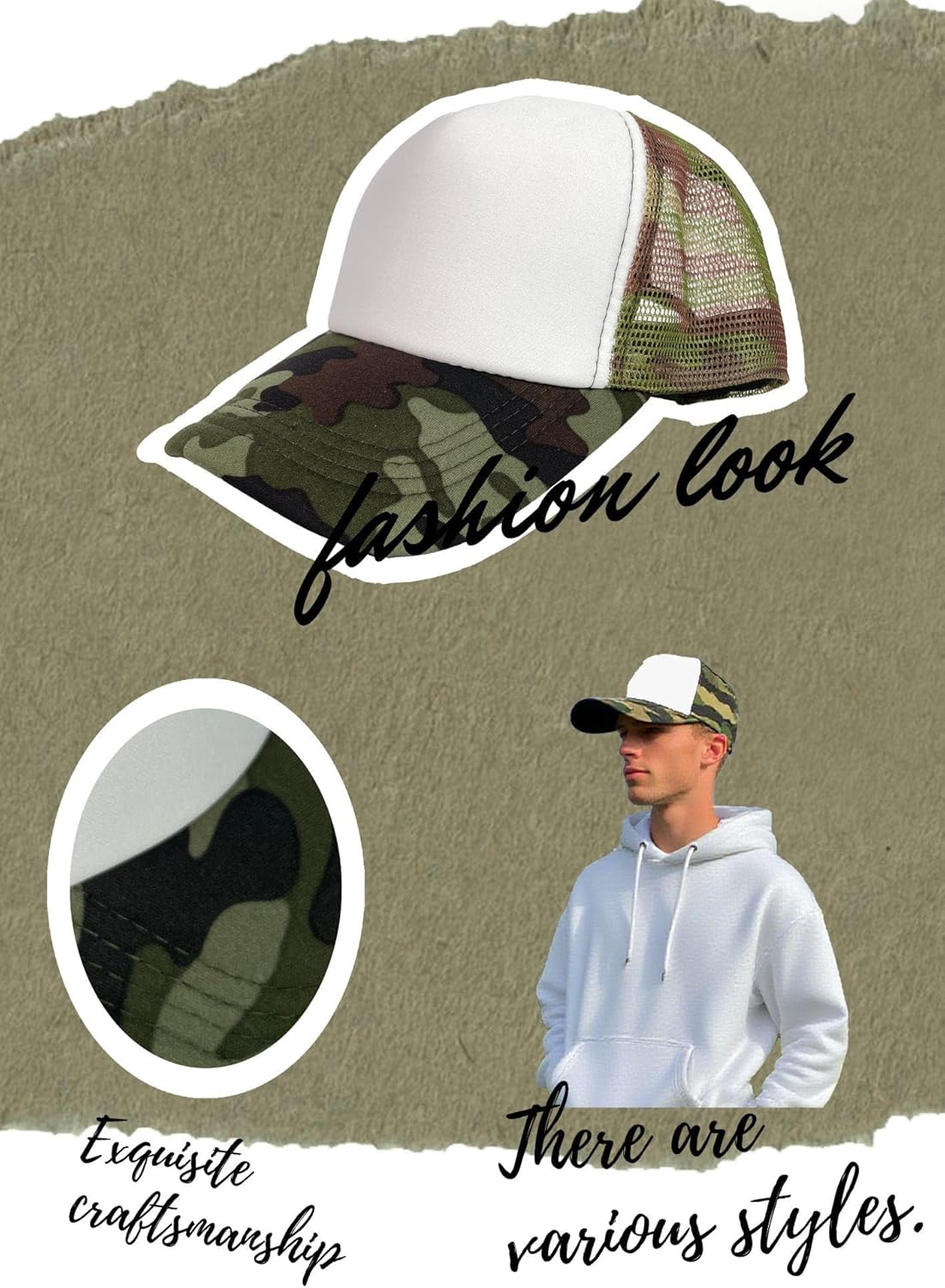 12 Pcs Sublimation Blank Trucker Hats Bulk Mesh Snapback Baseball Cap Mesh Trucker Caps for Men and Women DIY Custom Hats