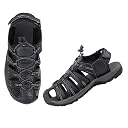 FUEL Soldier-14 Men’s Fisherman Sandals – Comfortable, Breathable & Flexible Outdoor Sandals with Protective Toe, Anti-Skid Sole – Stylish Casual Beach & Sports Footwear (Black-7UK) gallery image