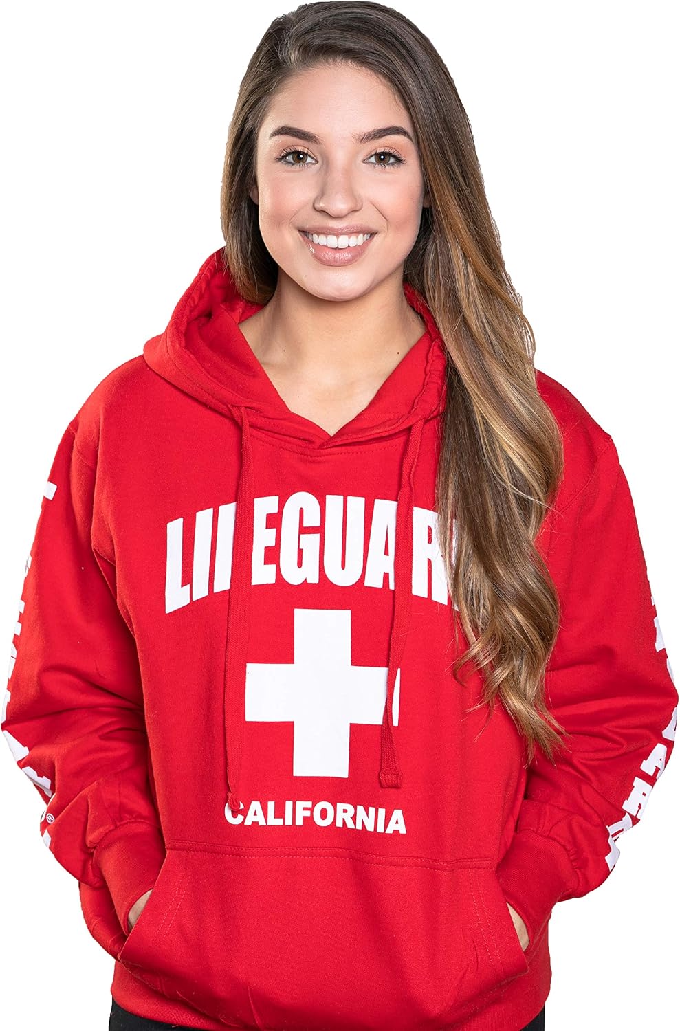 LIFEGUARD Officially Licensed Ladies California Hoodie Sweatshirt Apparel