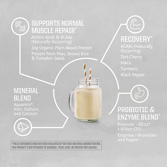 Sunwarrior Vegan Protein Powder USDA Organic | 20 Servings, Cake Batter Flavored & Creatine Monohydrate Powder for Her | Micronized 50 Servings, Raspberry Lemonade Flavored