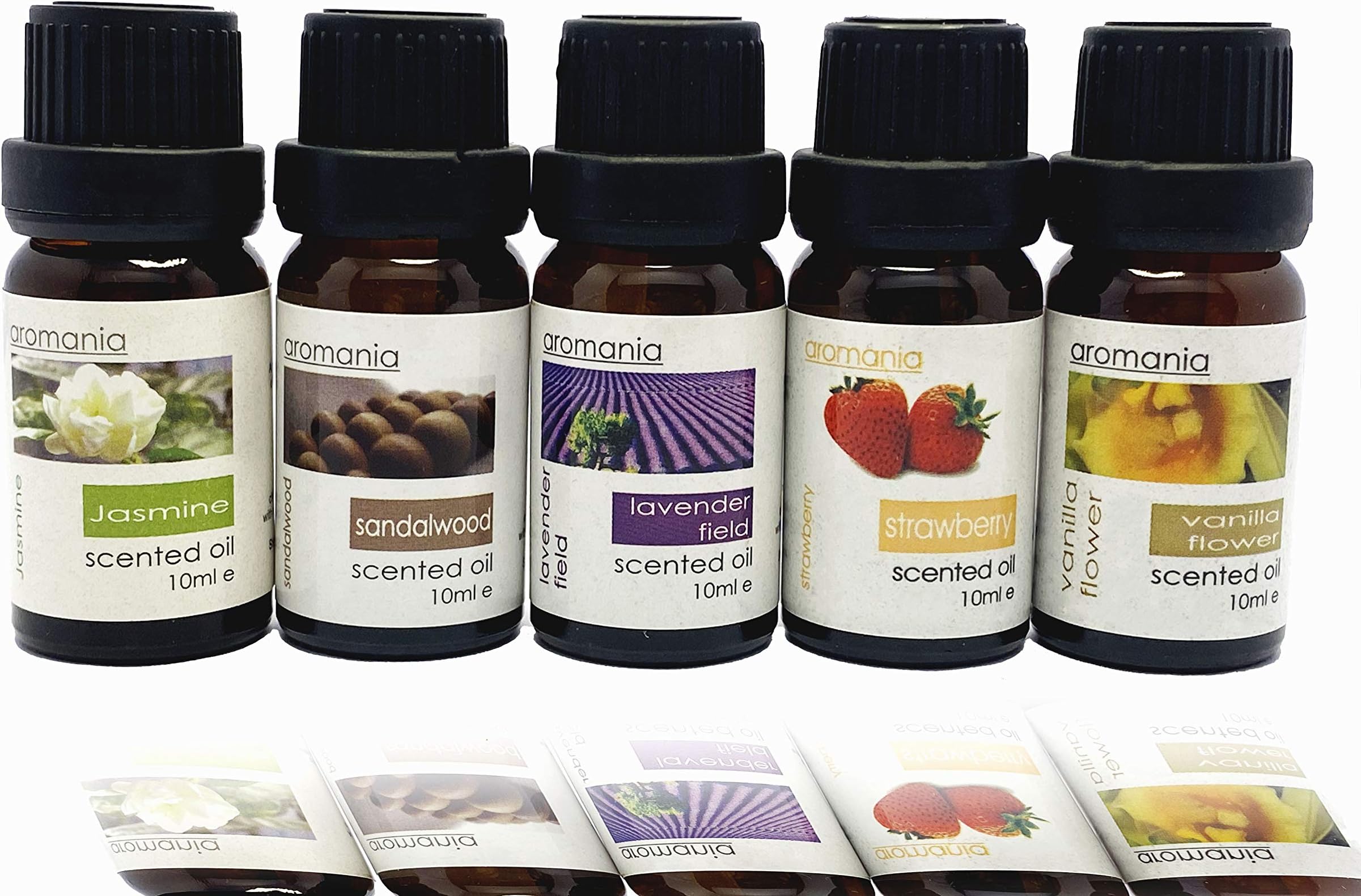 Scented Multi Flavor Essential Oil,10ml Each For Humidifier - Pack of 5