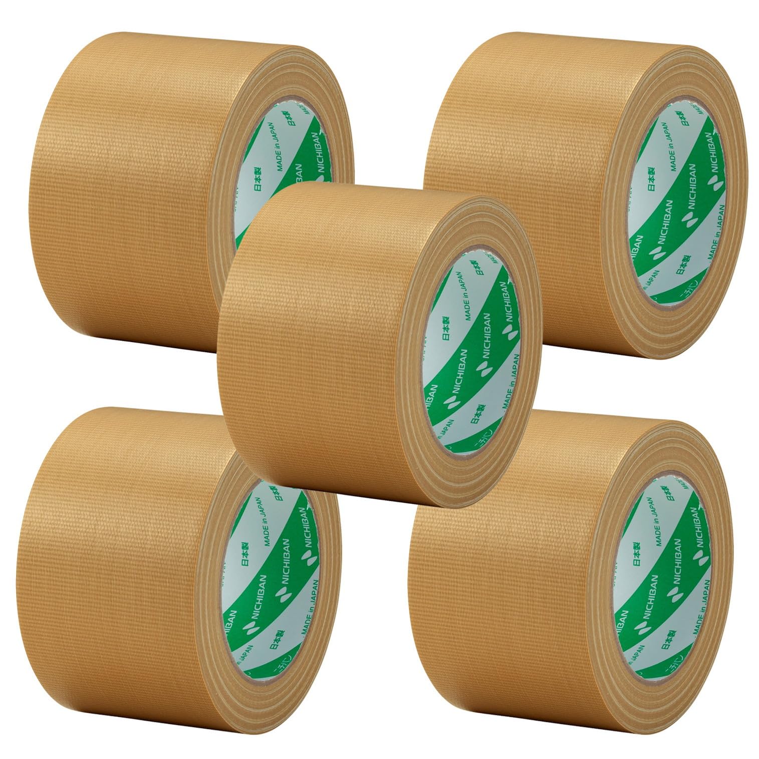 ニチバン 布粘着テープ 50mm×25m 黄土　30巻セット Amazon.co.jp: ニチバン 布粘着テープ No.121N 50mm×25m 5巻 黄土 121N