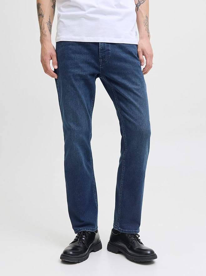 Jack & Jones JJICLARK JJORIGINAL MF 260, Denim Blauw, 33W