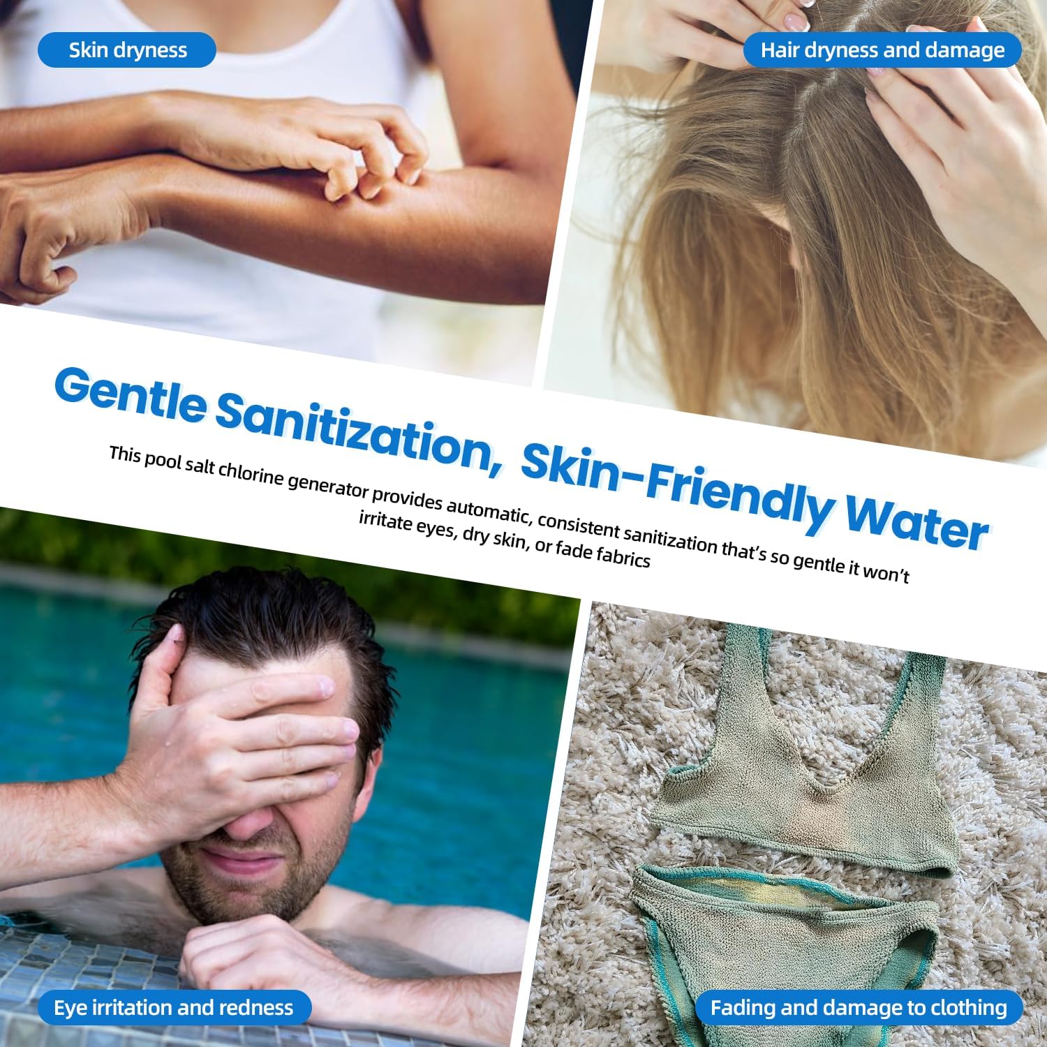 T-Cell-15 Pool Salt Cell, Replacement for Hayward W3T-Cell-15 Salt Cell, for Pools up to 40,000 Gallons, Compatible with AquaRite, AquaTrol, ProLogic & More, Replaces T-CELL-15-SWP