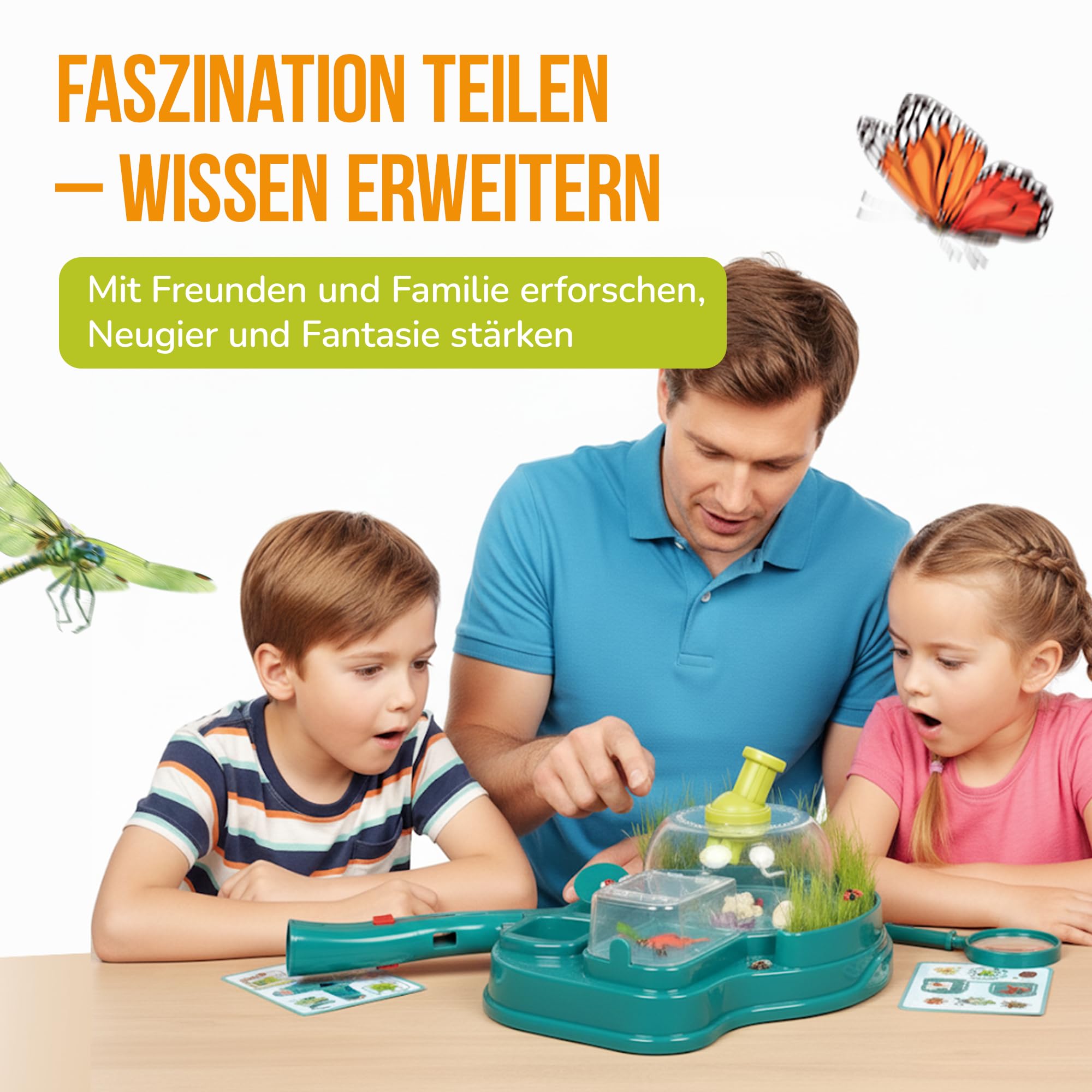 Galileo Lab Insekten Beobachtungs-Station - Forschungsstation für Insekten, Raupen & Schmetterlinge, mit Zubehör - Für Kinder ab 7 Jahren - 59460 von Clementoni