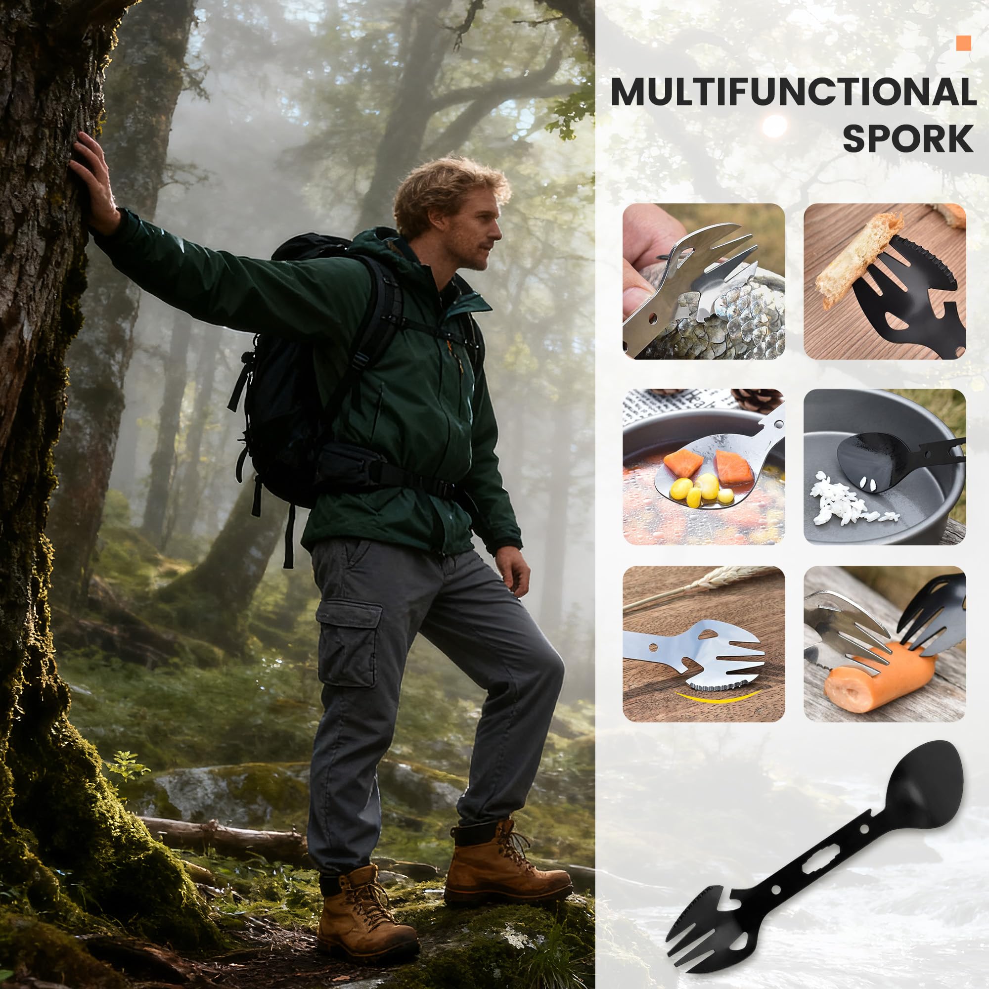 Survival Kit 20 in 1, Outdoor Ausrüstung, Survival Kit Militär Hochwertig Mit Klappmesser, Outdoor Camping, Überlebensausrüstung, Überlebensausrüstung für Camping,Bushcraft,Wandern,Jagde,Abenteuer