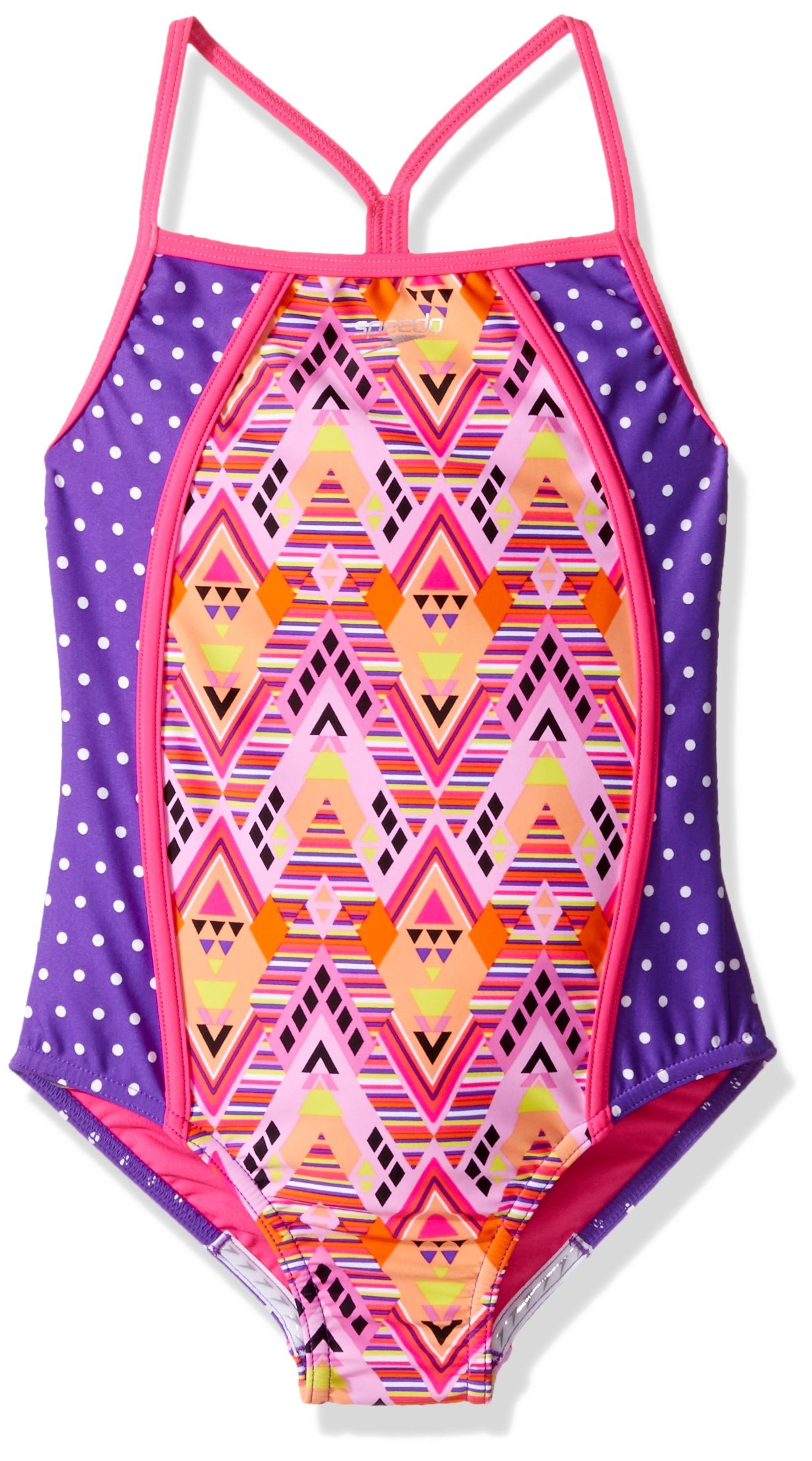 Speedo Girl's Swimsuit One Piece Thin Straps