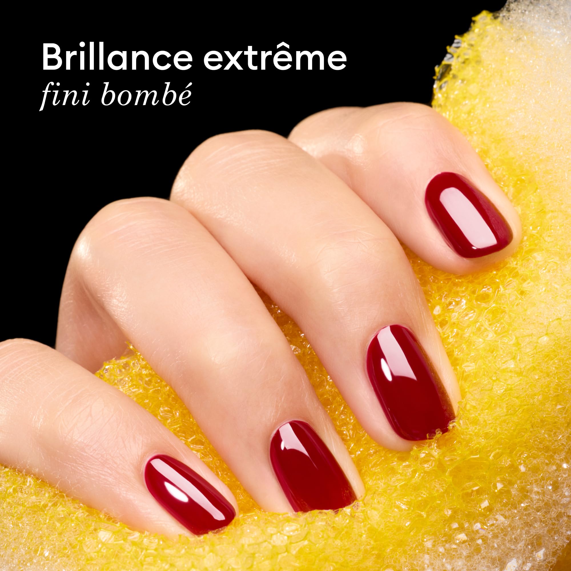 Manucurist - Top Coat Gel Semi Permanent Xtrem Flash™ Longue Durée - Vernis Semi Permanent sans TPO - Top Coat UV pour Vernis Gel UV - VSP Vegan - Nail Polish
