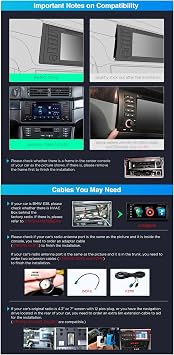 XTRONS 7 Inch Android 14 Car Stereo for BMW E39 M5 1999-2003 E39 1995-2003, Touch Screen 4+64GB Car Bluetooth Head Unit Global 4G LTE Car Radio GPS Navigation Support Wireless Car Play Android Auto