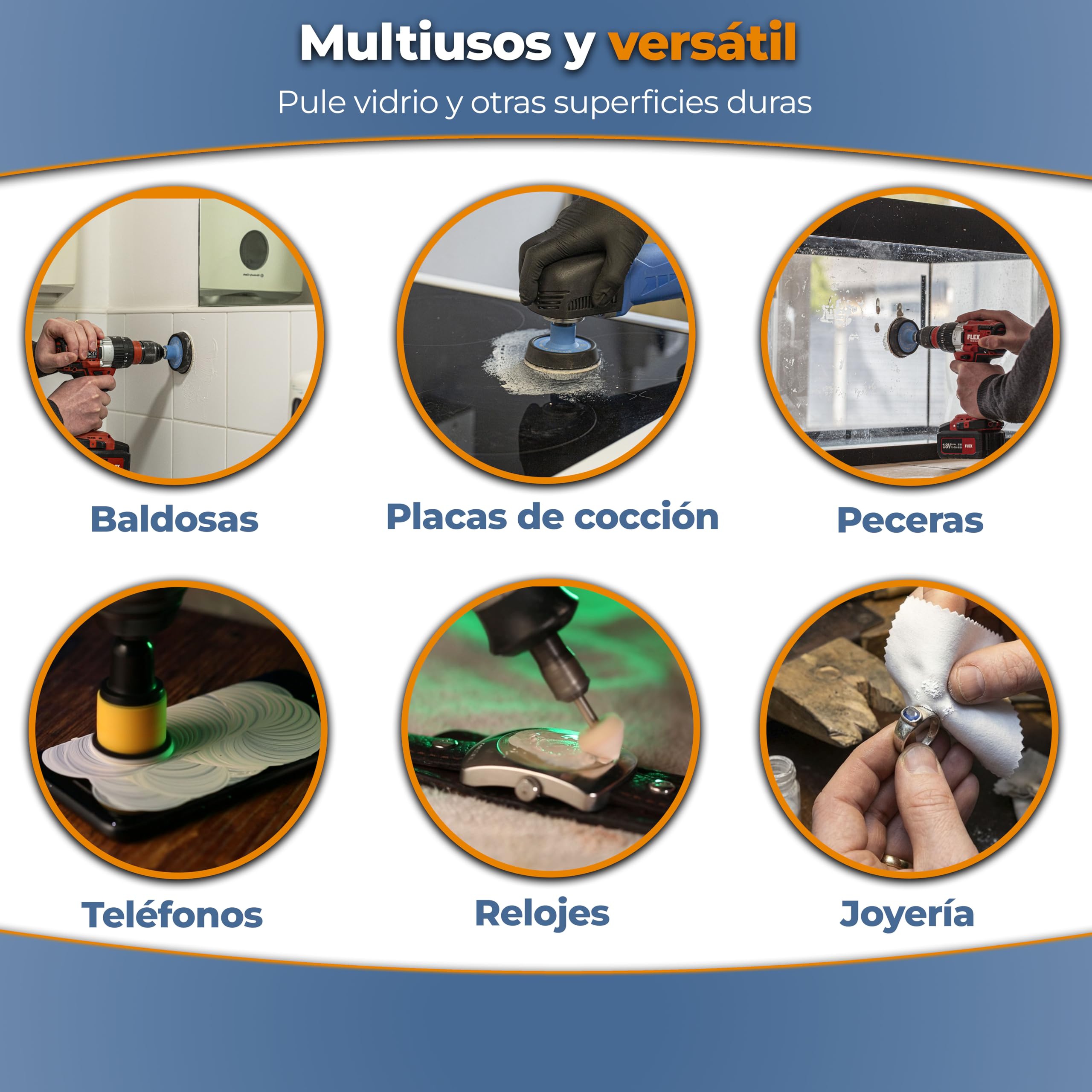 Compuesto de Pulido de Cristal de 250 ml, Vidrio Pulido Solución, óxido de Cerio Suspended Gel – Grado Fino