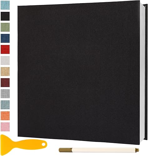 Álbum de fotos autoadhesivas, álbumes de recortes, álbumes de fotos magnéticos con páginas adhesivas para fotos de 4 x 6, 5 x 7, 8 x 10 pulgadas,