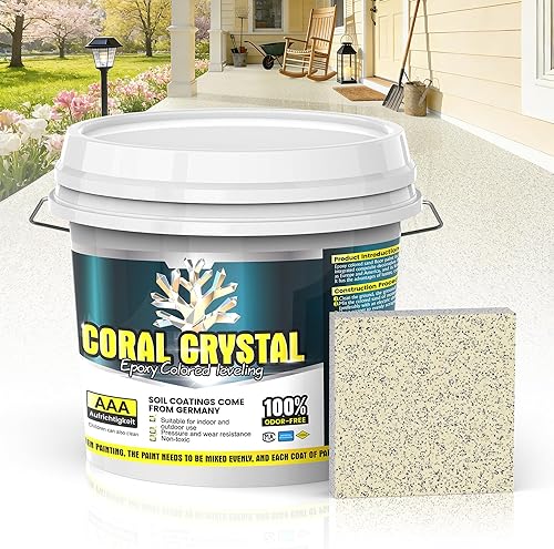 Pintura de piso epoxi, pintura coloreada epoxi del piso de la arena, interiorexterior