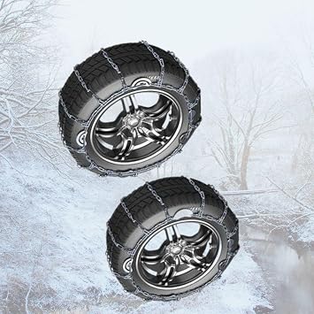 2 Car Tire Chain, Car Tire Chain, Car Snow Chain, Snow Chain, Car Snow Chain, Road Tire Snow Chain 285/60R18 2pcs 285/40R22