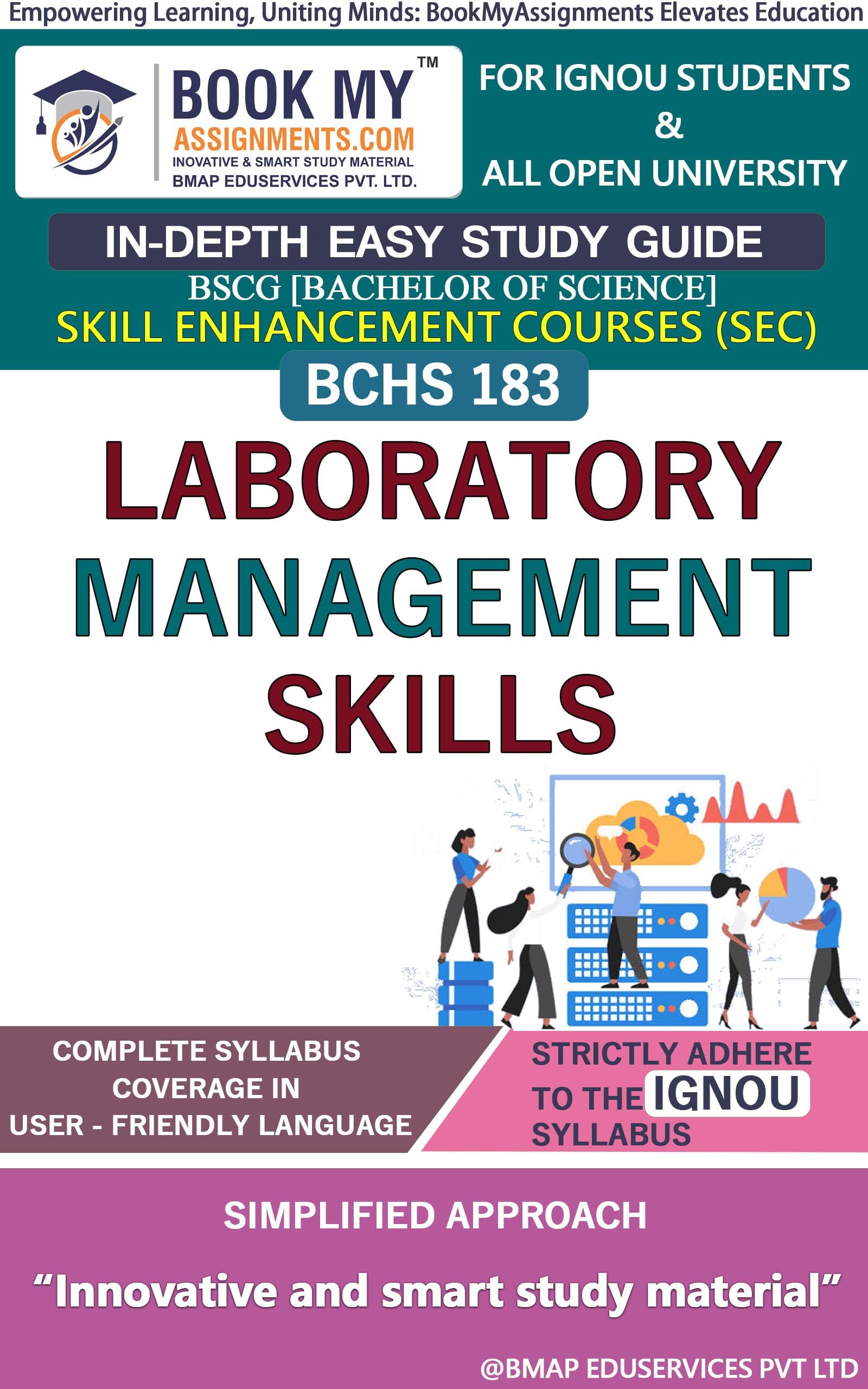 IGNOU BCHS 183 Laboratory Management Skills Study Guide (In Depth Easy Guide) for Ignou Student.