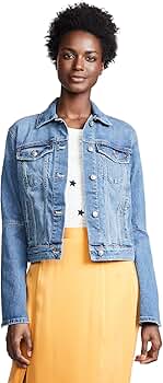 Joe's Jeans Women's The Bell Sleeve Jacket, Jaclyn, Blue, X-Small