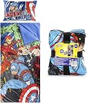 Jay Franco Kids Slumber Bag and Pillow - 54 x 27 Inch Comfy Indoor Sleeping Bag for School and Sleepovers, 2 Piece Set