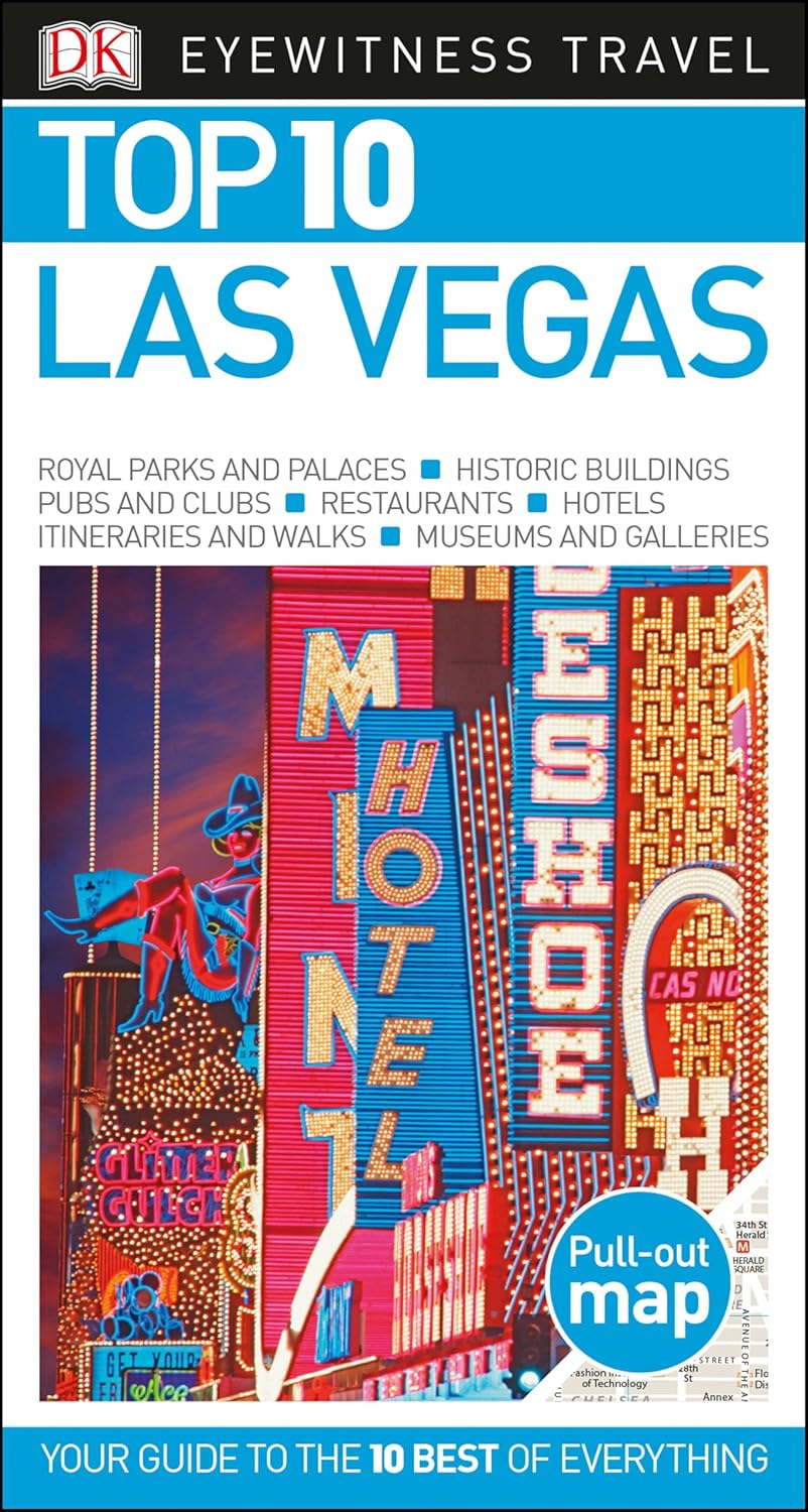 DK Eyewitness Top 10 Las Vegas (Pocket Travel Guide)      Paperback – Folded Map, July 17, 2018