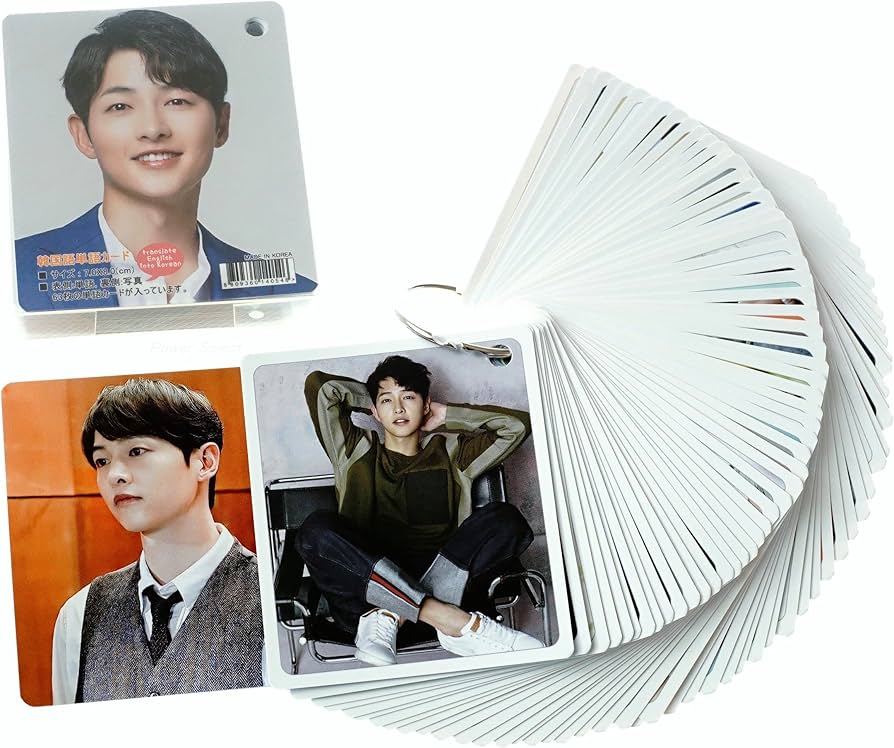 Amazon.co.jp: ソン・ジュンギ 【韓国語 単語 カード 63枚入】 ステキ