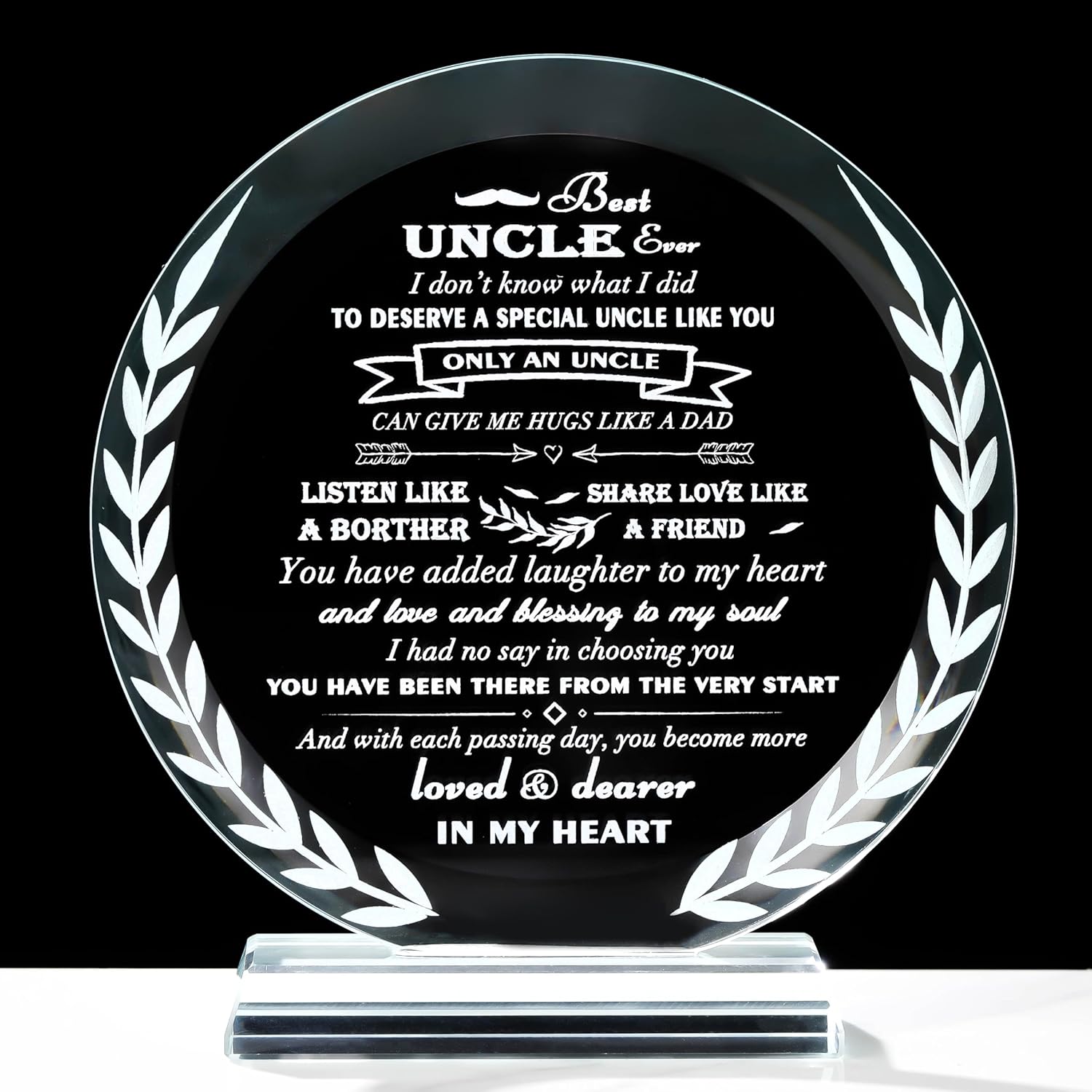 Aunt Gifts From Niece Unique - Crystal Engraved Best Aunt Ever Gifts Ideas For Auntie - Crystal Keepsake Birthday Present To My Auntie On Christmas Thanksgiving Day Mothers Day