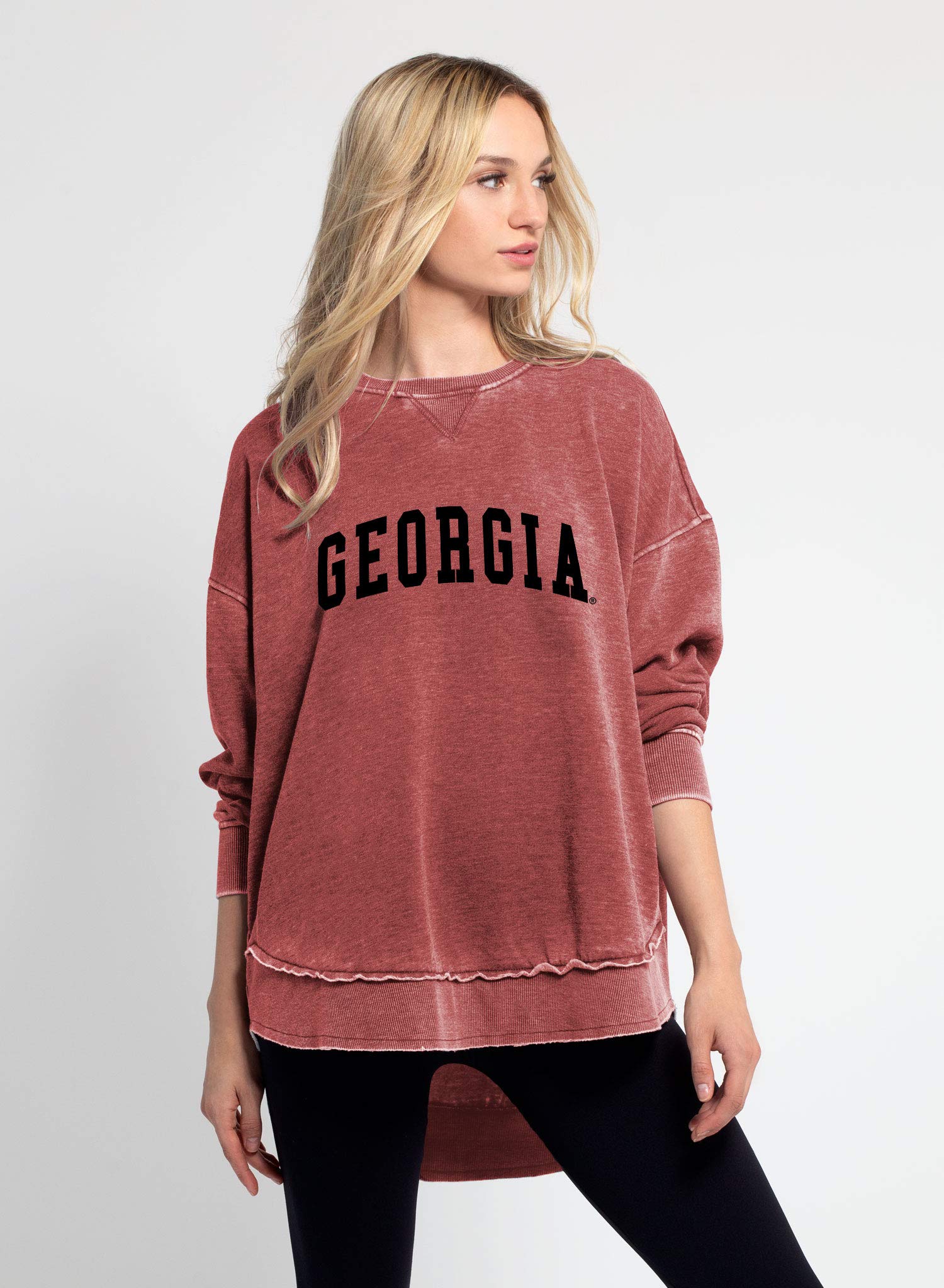 Chicka-d Women's Campus Pull Over, Cardinal, Large