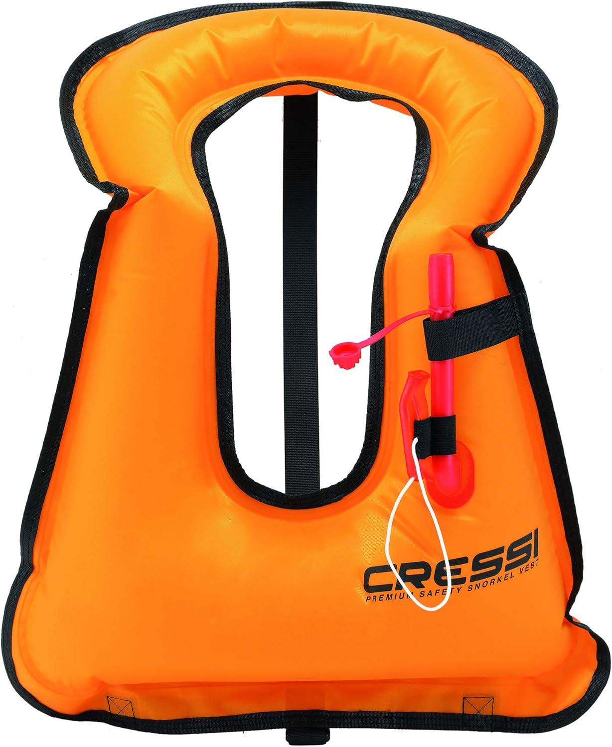 Cressi Snorkeling Inflatable Vest for Adults - Highly-Visible and Durable Fabric - Ideal for Snorkeling, Boating, and Scuba