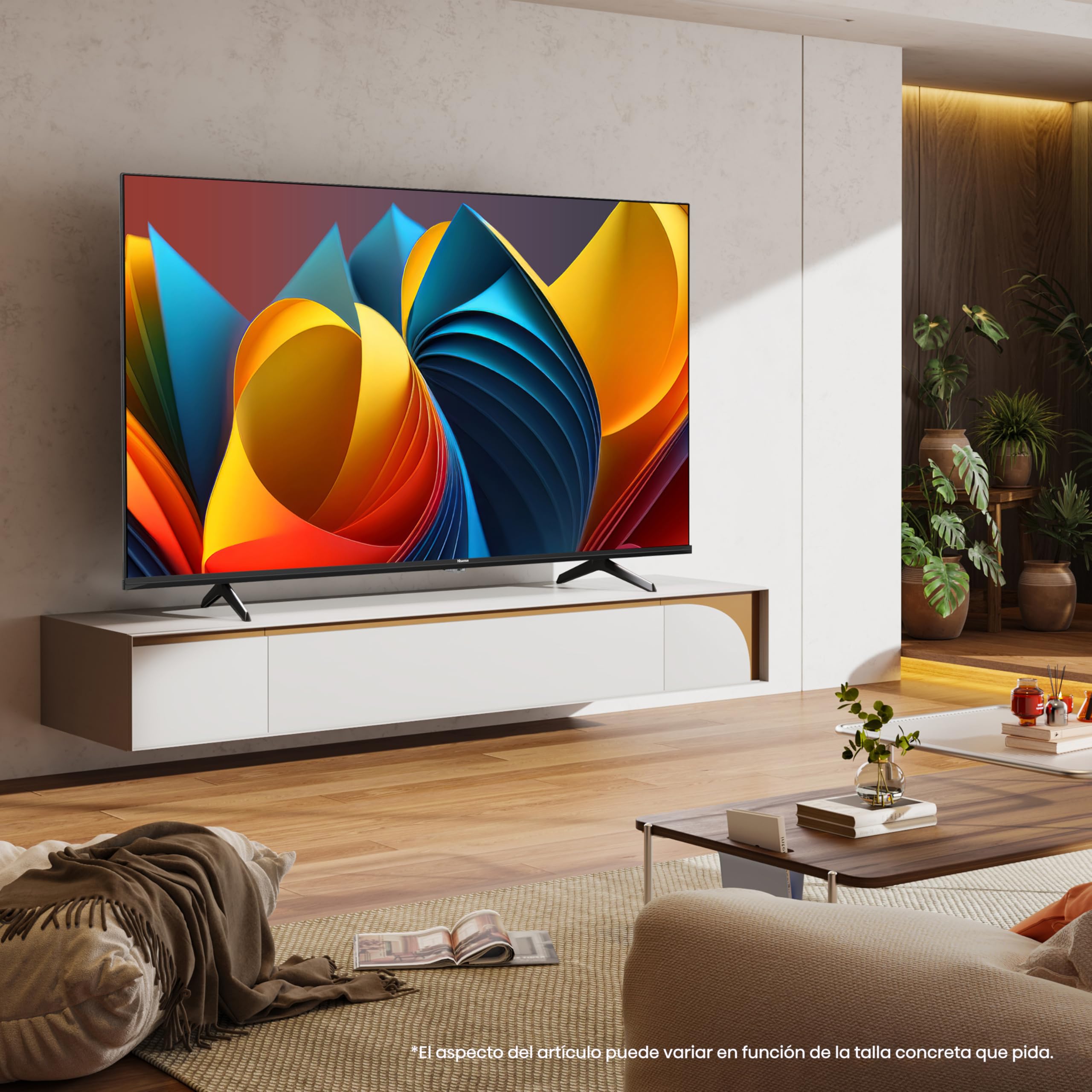Hisense 43E7NQ - QLED Smart TV, 43 Pulgadas Televisor, Quantum Dot Colour, Dolby Vision, Dolby Atmos, Modo Juego Plus, 60Hz VRR 120 fps, Bluetooth&HDMI,Control por Voz televisor, VIDAA
