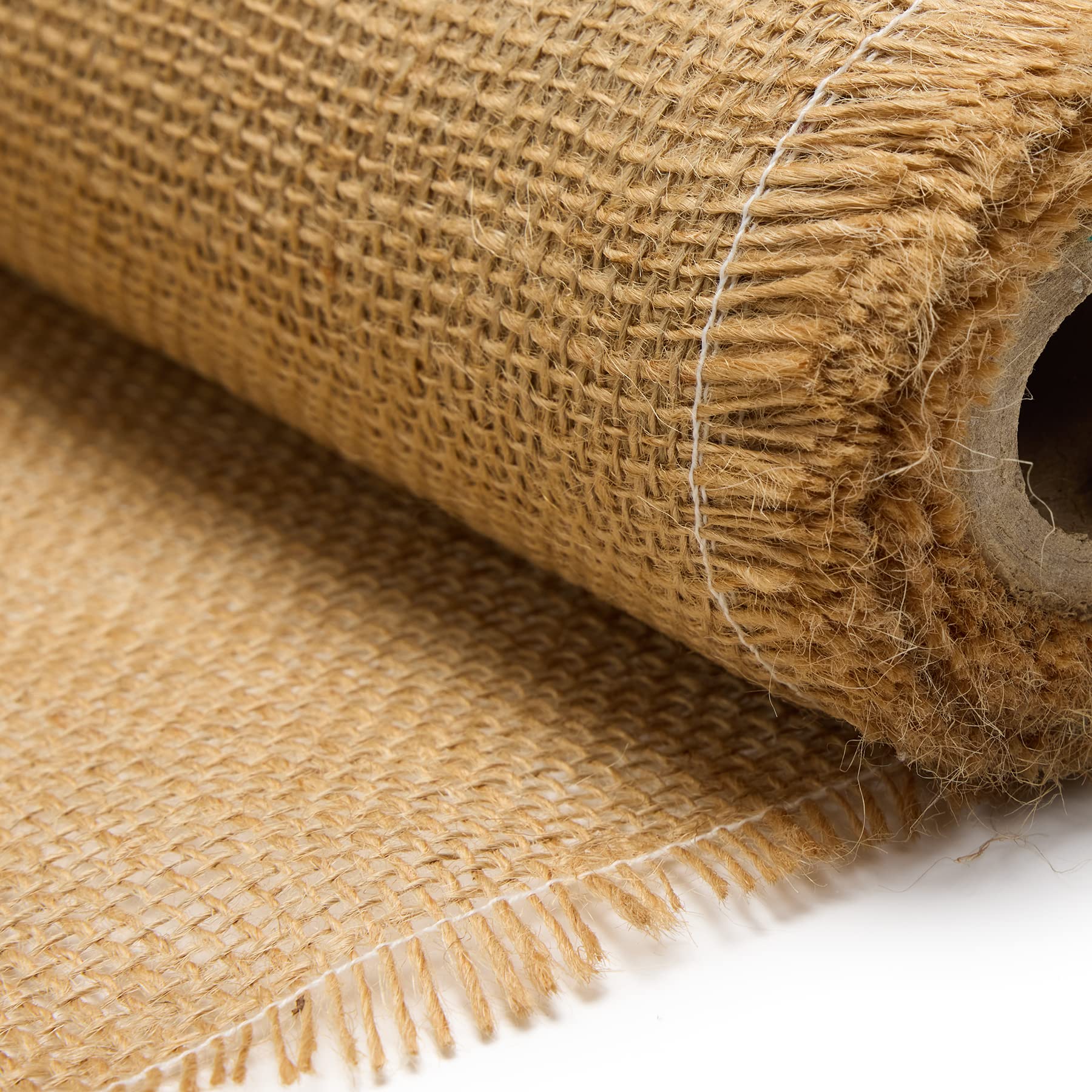 Toile De Jute Naturelle La Cordeline 230g/m² - Rouleau 1m X 5m Pour Jardinage Et Décoration