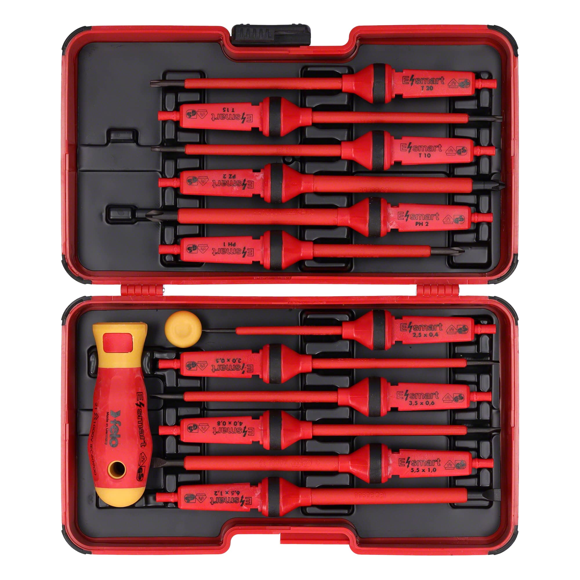 Cacciavite Felo V. E-Smart 3,5x0,6x100 Mm – Multicolore, Ergonomico