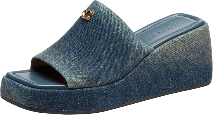 Coach Womens Marie Platform Slide Sandals