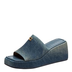 COACH Womens Marie Platform Slide Sandals